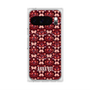プレミアムスクエアケース with Pixelsnap［ ANNA SUI - バタフライハーツ - レッド ］