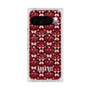 プレミアムスクエアケース with Pixelsnap［ ANNA SUI - バタフライハーツ - レッド ］