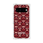 プレミアムスクエアケース with Pixelsnap［ ANNA SUI - バタフライハーツ - レッド ］