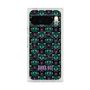 プレミアムスクエアケース with Pixelsnap［ ANNA SUI - バタフライハーツ - グリーン ］