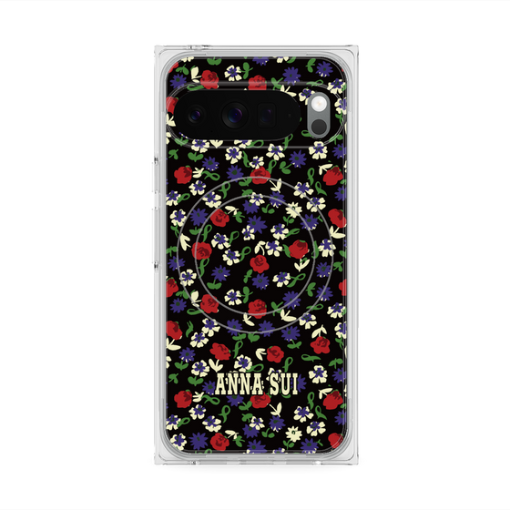 プレミアムスクエアケース with Pixelsnap［ ANNA SUI - カーネーション ］