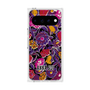 プレミアムスクエアケース with Pixelsnap［ ANNA SUI - ガーデンフワラー - マゼンタ ］