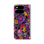 プレミアムスクエアケース with Pixelsnap［ ANNA SUI - ガーデンフワラー - マゼンタ ］