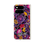 プレミアムスクエアケース with Pixelsnap［ ANNA SUI - ガーデンフワラー - マゼンタ ］