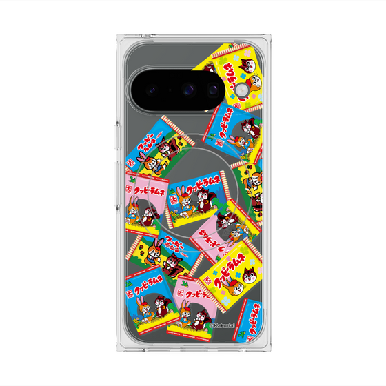 プレミアムスクエアケース with Pixelsnap［ クッピーラムネ - 復刻パッケージ ］