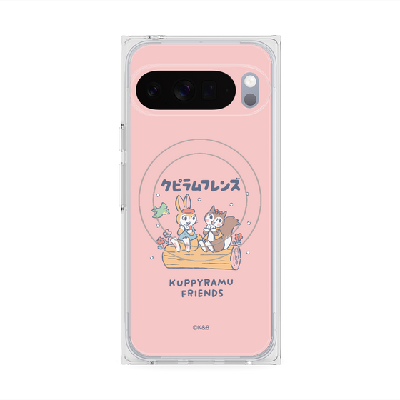 プレミアムスクエアケース with Pixelsnap［ クピラムフレンズ - フレンズ ］