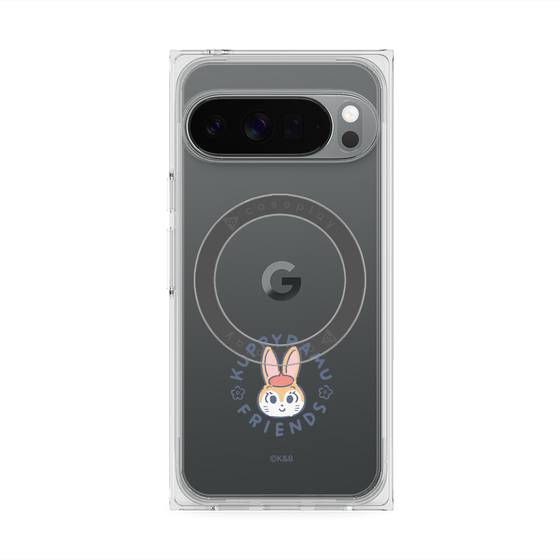 プレミアムスクエアケース with Pixelsnap［ クピラムフレンズ - ロゴ - クッピー ］