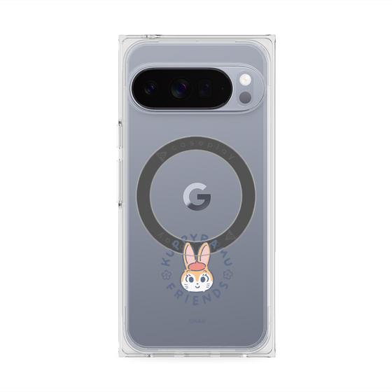 プレミアムスクエアケース with Pixelsnap［ クピラムフレンズ - ロゴ - クッピー ］