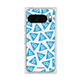 プレミアムスクエアケース with Pixelsnap［ オリジナル - CASEPLAYロゴマーク - ライトブルー ］