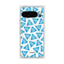 プレミアムスクエアケース with Pixelsnap［ オリジナル - CASEPLAYロゴマーク - ライトブルー ］