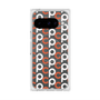 プレミアムスクエアケース with Pixelsnap［ オリジナル - CASEPLAYイニシャル総柄 - オレンジ ］