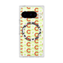 プレミアムスクエアケース with Pixelsnap［ オリジナル - CASEPLAYイニシャル総柄 - オレンジ ］