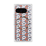 プレミアムスクエアケース with Pixelsnap［ オリジナル - CASEPLAYイニシャル総柄 - オレンジ ］
