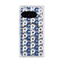 プレミアムスクエアケース with Pixelsnap［ オリジナル - CASEPLAYイニシャル総柄 - ネイビー ］