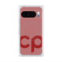 プレミアムスクエアケース with Pixelsnap［ オリジナル - CASEPLAYイニシャル - レッド ］