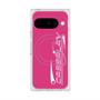 プレミアムスクエアケース with Pixelsnap［ オリジナル - Y2Kアレンジ - ピンク ］