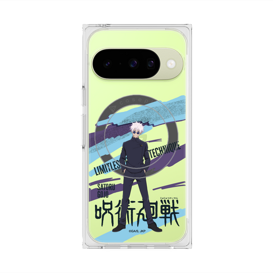 プレミアムスクエアケース with Pixelsnap［ 呪術廻戦 - 立ち絵 - 五条 悟（懐玉・玉折） ］