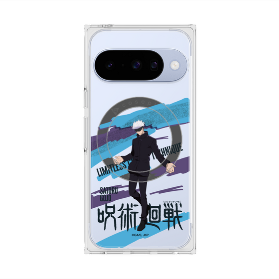 プレミアムスクエアケース with Pixelsnap［ 呪術廻戦 - 立ち絵 - 五条 悟 ］
