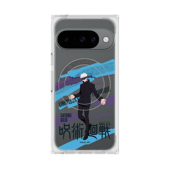 プレミアムスクエアケース with Pixelsnap［ 呪術廻戦 - 立ち絵 - 五条 悟 ］