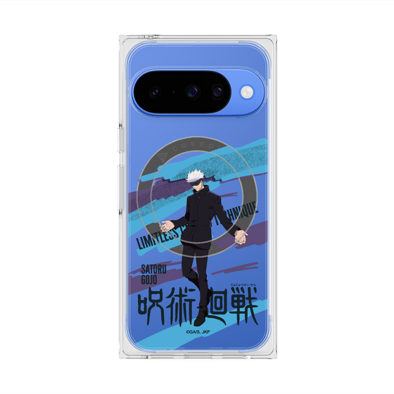 プレミアムスクエアケース with Pixelsnap［ 呪術廻戦 - 立ち絵 - 五条 悟 ］
