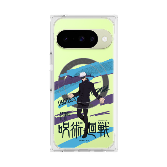 プレミアムスクエアケース with Pixelsnap［ 呪術廻戦 - 立ち絵 - 五条 悟 ］