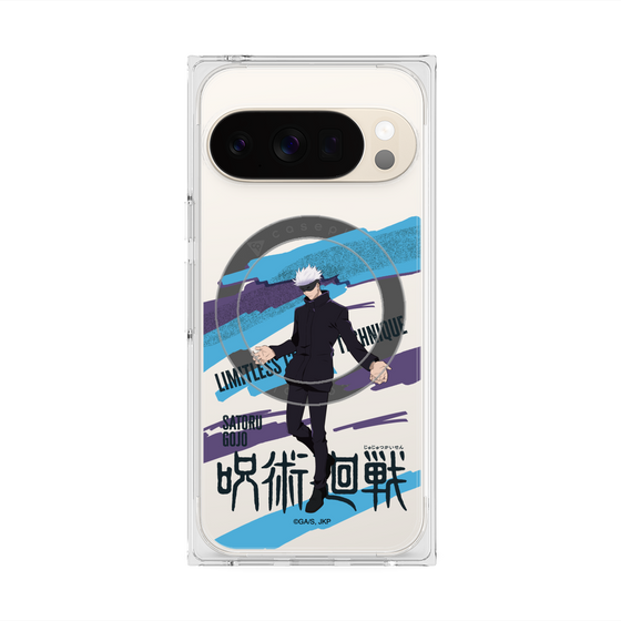 プレミアムスクエアケース with Pixelsnap［ 呪術廻戦 - 立ち絵 - 五条 悟 ］