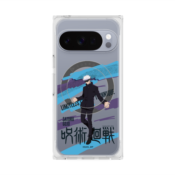 プレミアムスクエアケース with Pixelsnap［ 呪術廻戦 - 立ち絵 - 五条 悟 ］