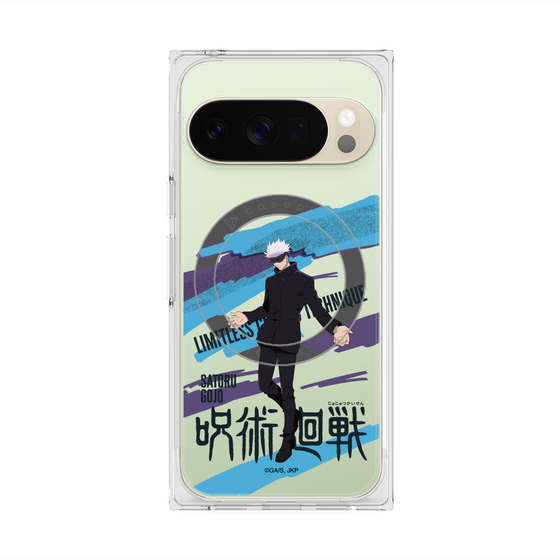 プレミアムスクエアケース with Pixelsnap［ 呪術廻戦 - 立ち絵 - 五条 悟 ］