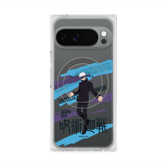 プレミアムスクエアケース with Pixelsnap［ 呪術廻戦 - 立ち絵 - 五条 悟 ］