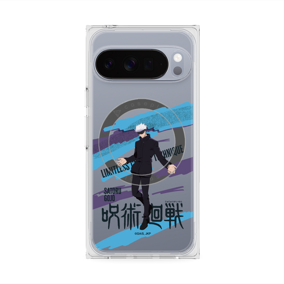 プレミアムスクエアケース with Pixelsnap［ 呪術廻戦 - 立ち絵 - 五条 悟 ］