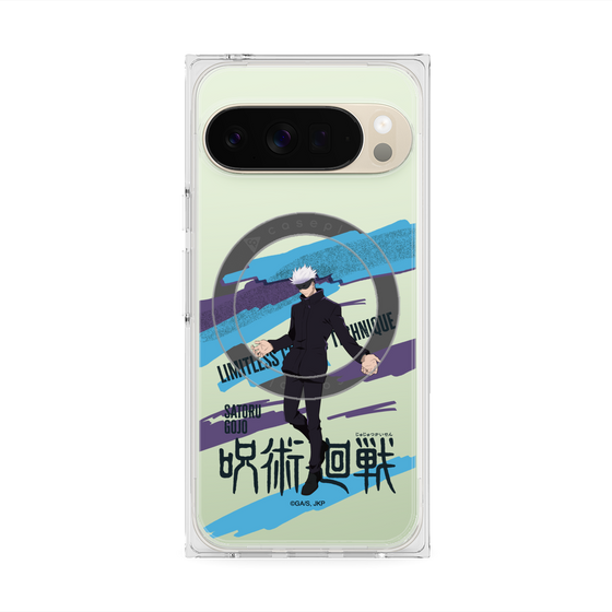 プレミアムスクエアケース with Pixelsnap［ 呪術廻戦 - 立ち絵 - 五条 悟 ］