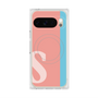 プレミアムスクエアケース with Pixelsnap［ オリジナル - initial color line - S pink ］