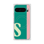 プレミアムスクエアケース with Pixelsnap［ オリジナル - initial color line - S green ］