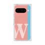 プレミアムスクエアケース with Pixelsnap［ オリジナル - initial color line - W pink ］