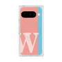 プレミアムスクエアケース with Pixelsnap［ オリジナル - initial color line - W pink ］