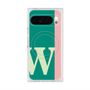プレミアムスクエアケース with Pixelsnap［ オリジナル - initial color line - W green ］