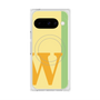 プレミアムスクエアケース with Pixelsnap［ オリジナル - initial color line - W yellow ］