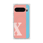プレミアムスクエアケース with Pixelsnap［ オリジナル - initial color line - X pink ］