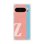 プレミアムスクエアケース with Pixelsnap［ オリジナル - initial color line - Z pink ］