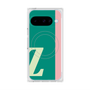 プレミアムスクエアケース with Pixelsnap［ オリジナル - initial color line - Z green ］