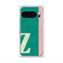 プレミアムスクエアケース with Pixelsnap［ オリジナル - initial color line - Z green ］