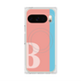 プレミアムスクエアケース with Pixelsnap［ オリジナル - initial color line - B pink ］