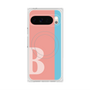 プレミアムスクエアケース with Pixelsnap［ オリジナル - initial color line - B pink ］