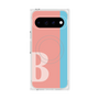 プレミアムスクエアケース with Pixelsnap［ オリジナル - initial color line - B pink ］