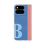 プレミアムスクエアケース with Pixelsnap［ オリジナル - initial color line - B blue ］