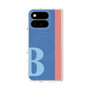 プレミアムスクエアケース with Pixelsnap［ オリジナル - initial color line - B blue ］