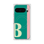 プレミアムスクエアケース with Pixelsnap［ オリジナル - initial color line - B green ］