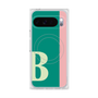 プレミアムスクエアケース with Pixelsnap［ オリジナル - initial color line - B green ］