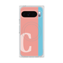 プレミアムスクエアケース with Pixelsnap［ オリジナル - initial color line - C pink ］