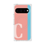 プレミアムスクエアケース with Pixelsnap［ オリジナル - initial color line - C pink ］